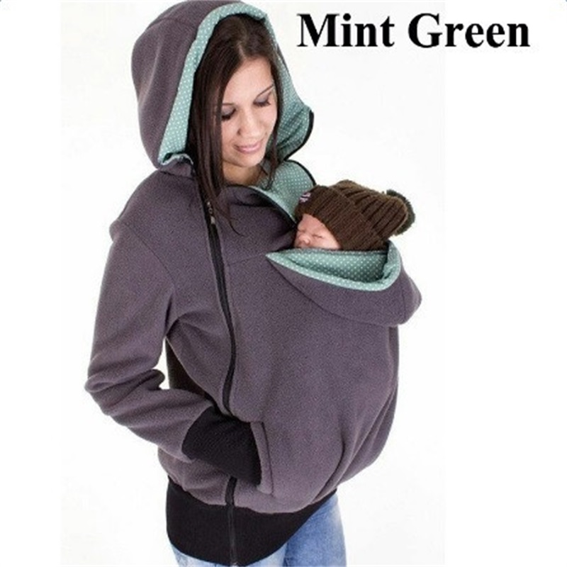 Trei-în-unul Multifuncțional Mamă Kanguru Pulover Jacket Femei’ S